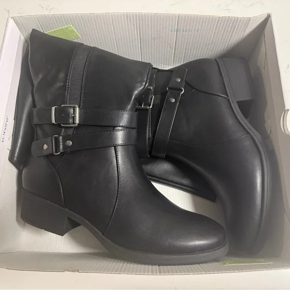 NWT #8 Croft & Barrow Pose Women's Ortholite ECO Black Riding Boots Size 10 - Picture 6 of 10